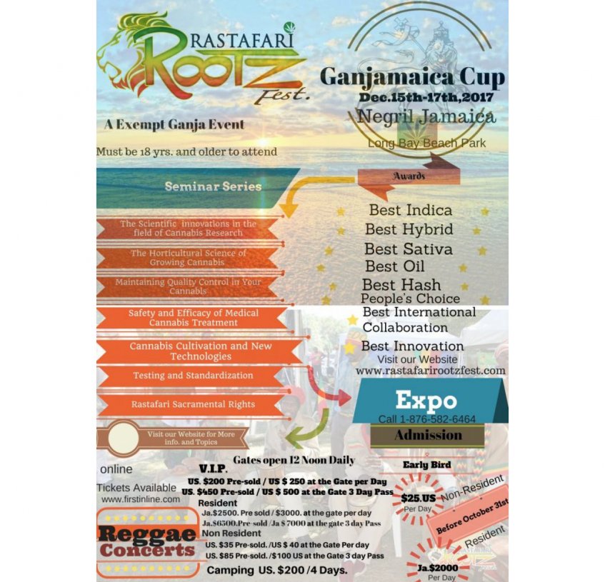 Rastafari Rootzfest Ganjamaica Cup 2017