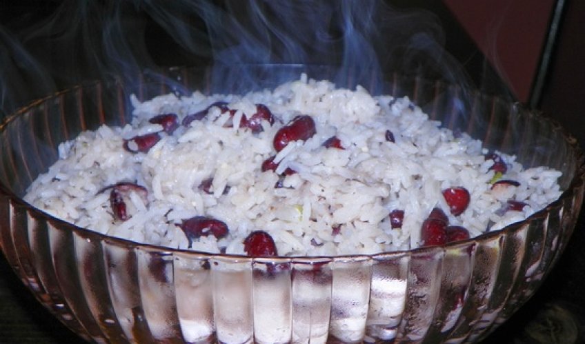 Traditional Jamaican Rice and Peas