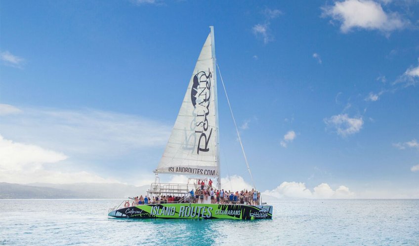 A seafaring adventure on Island Routes double-decker catamaran cruise