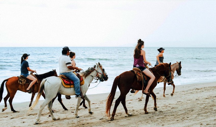 Go horseback riding all across Jamaica