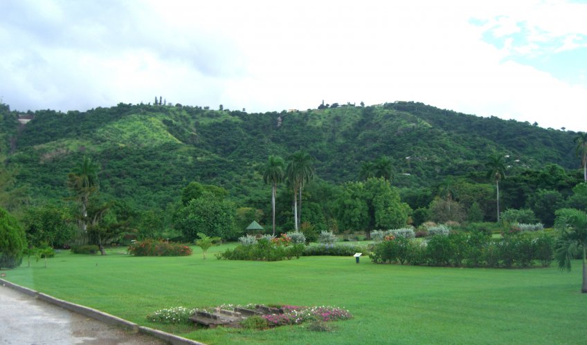Exploring Jamaica's botanical gardens hand-in-hand
