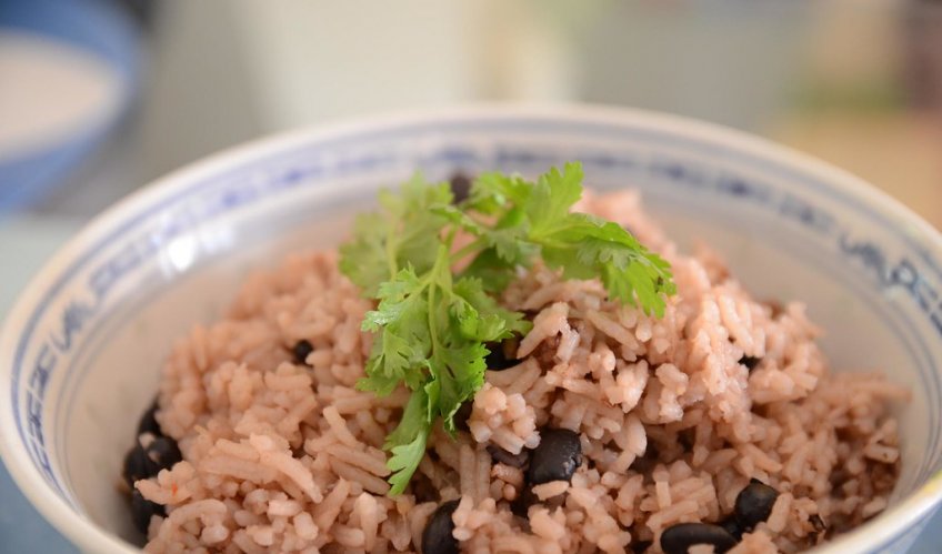 Why are Jamaicans in love with rice and peas?